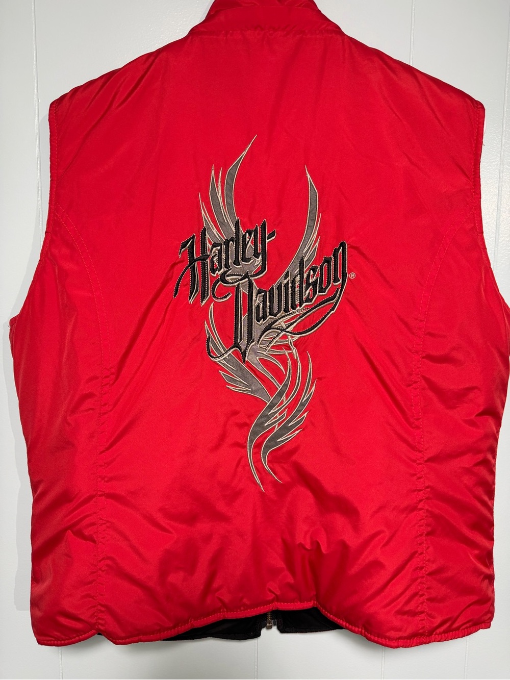 Harley-Davidson Reversible Vest with Embroidered Logo Women’s Large